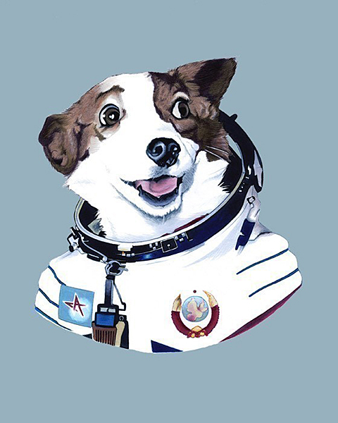 Belka mascot